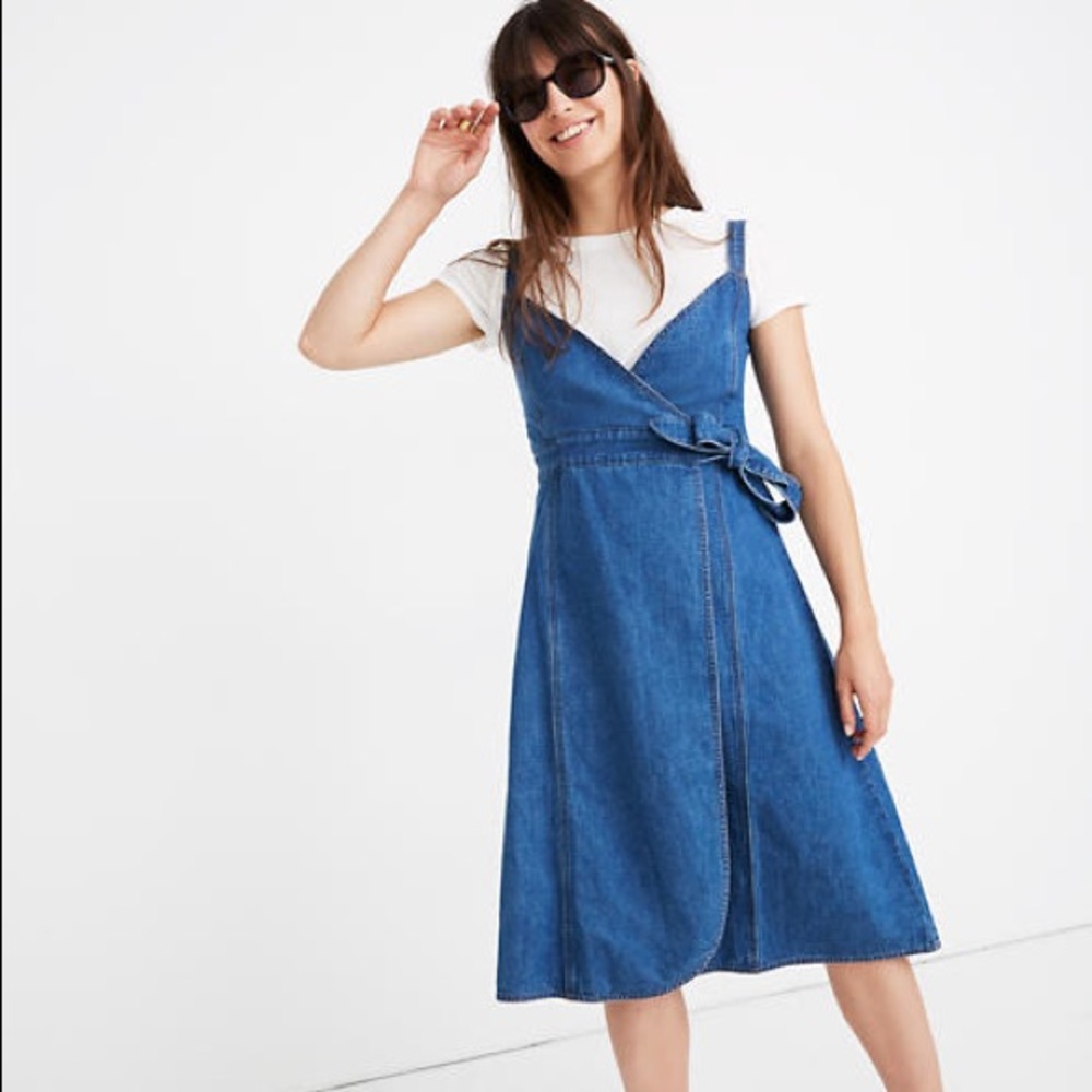Madewell Denim Wrap Dress
